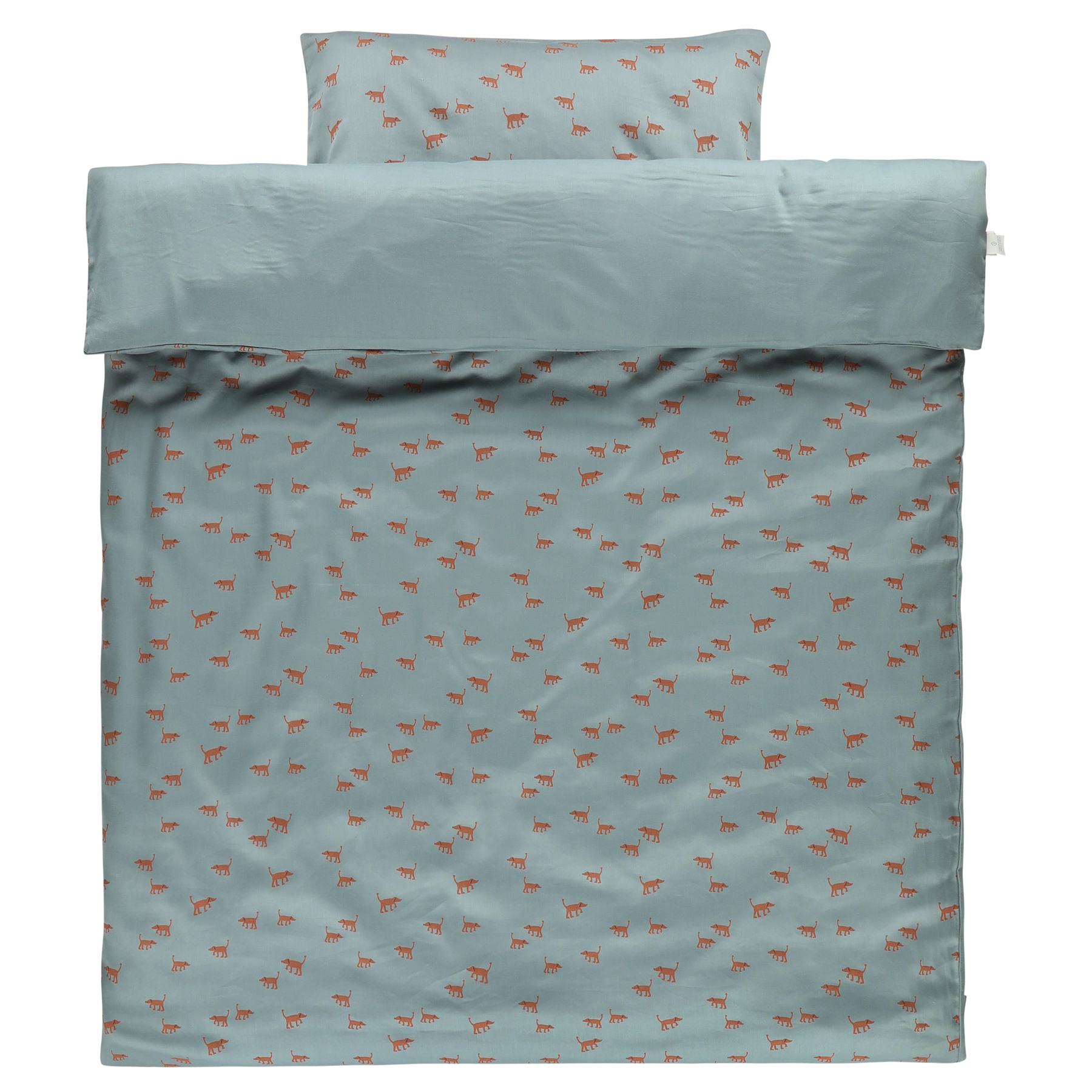 Cot duvet cover Playful Pup Trixie